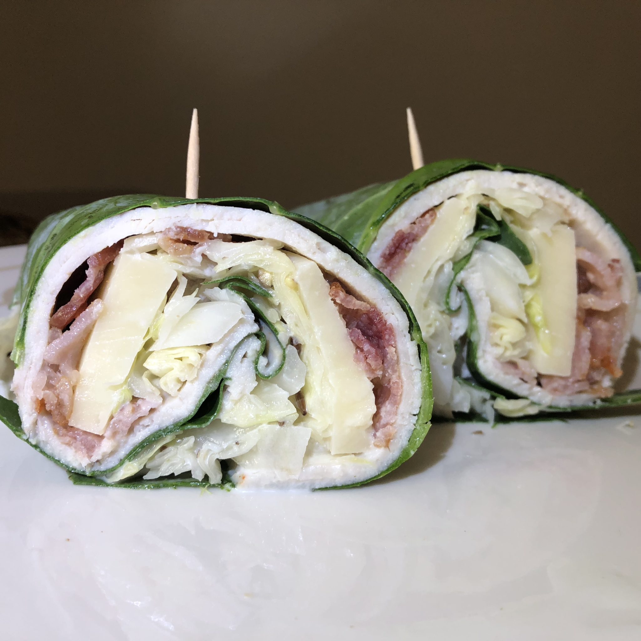 Collard Turkey Club Wrap