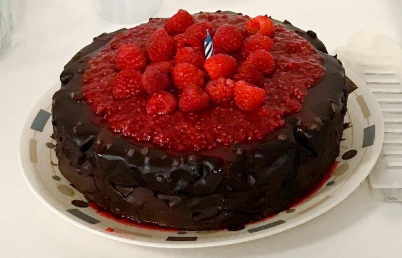 Rob’s Chocolate Gluten-Free Vegan Birthday Cake